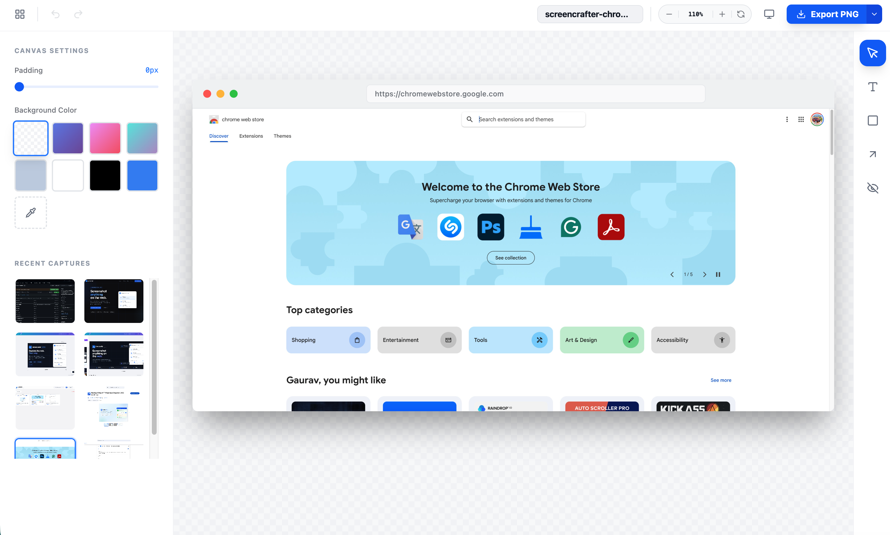 Screencrafter Editor
